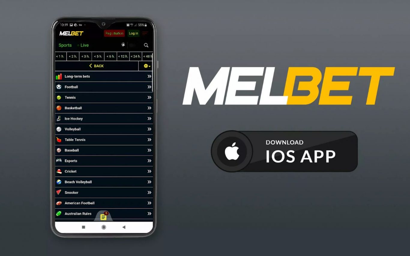 Melbet App RDC pour iOS